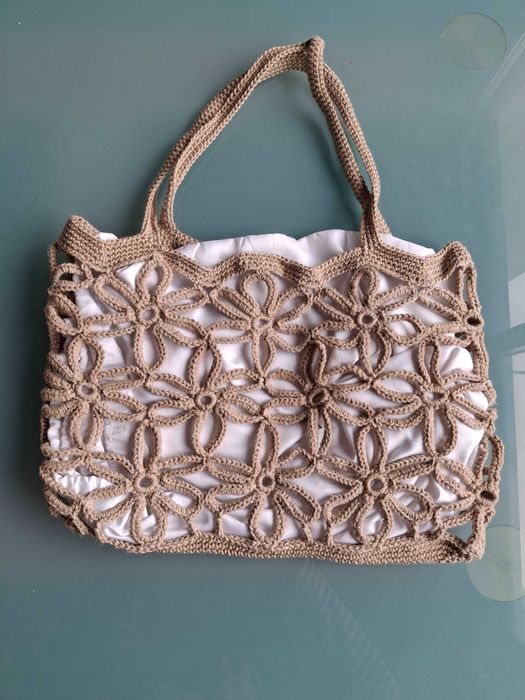 Mala em crochet. Nova. Artesanato