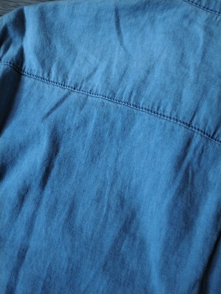 Sukienka koszulowa jeansowa damska rozm 48 -100 % bawełna