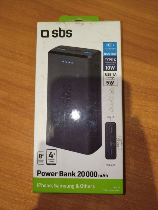 Power Bank SBS 20000 mAh