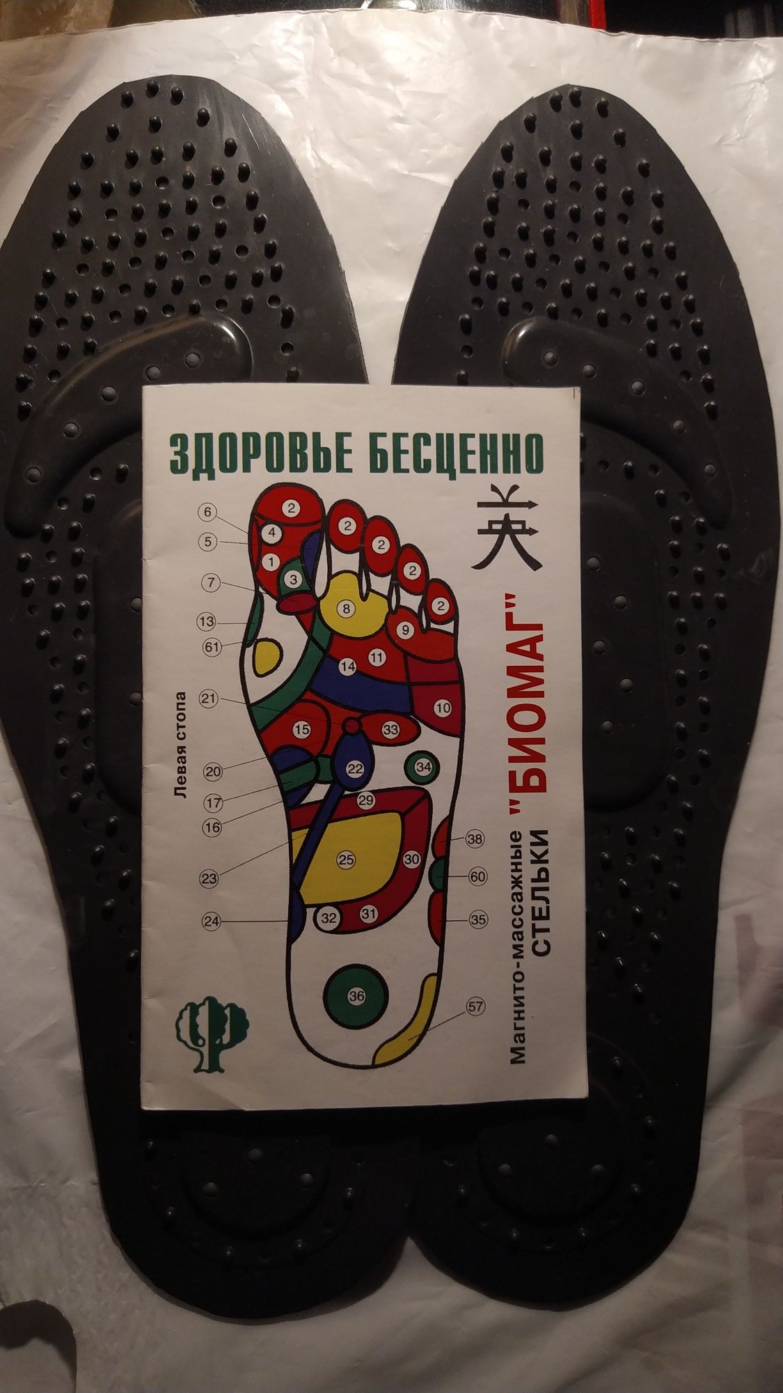 Стельки массажные "Биомаг"