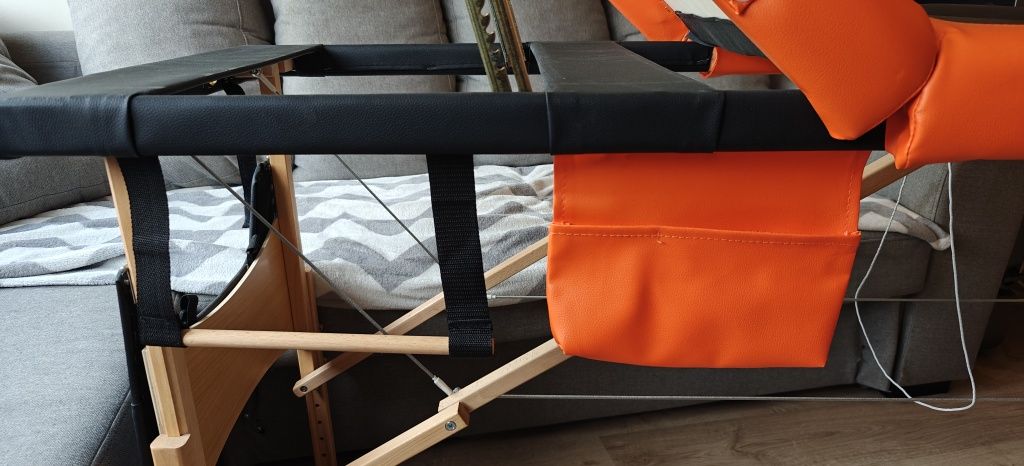 Stół łóżko do masażu 4 segmentowe drewniane BodyFit