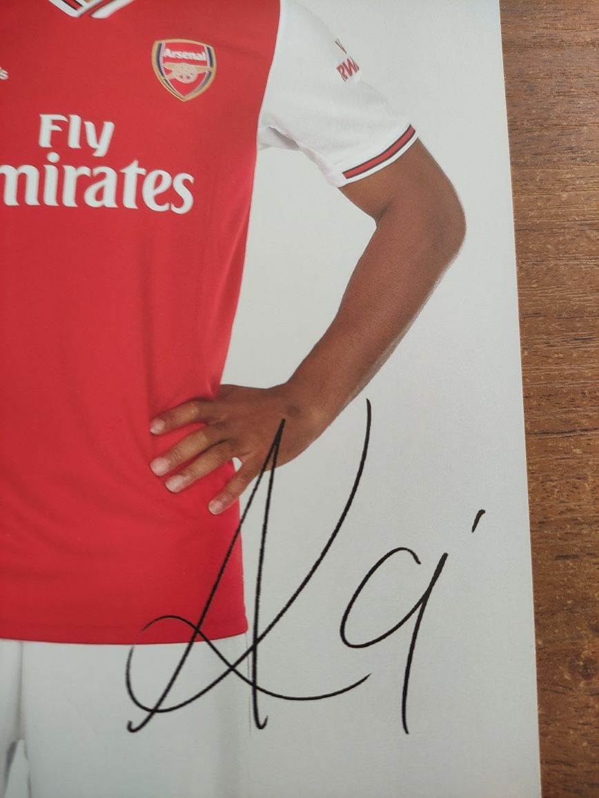 Autograf, podpis, nadruk Alexandre Lacazette Arsenal Piłka Nożna Sport