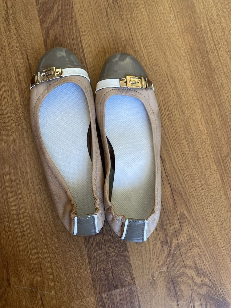 Baleriny ze skory buty botki 24,9