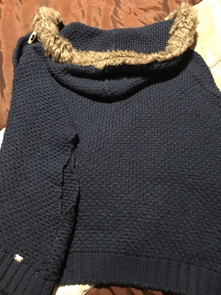 Gorro Minnie / sobretudo Tiffosi Tam7-8 anos