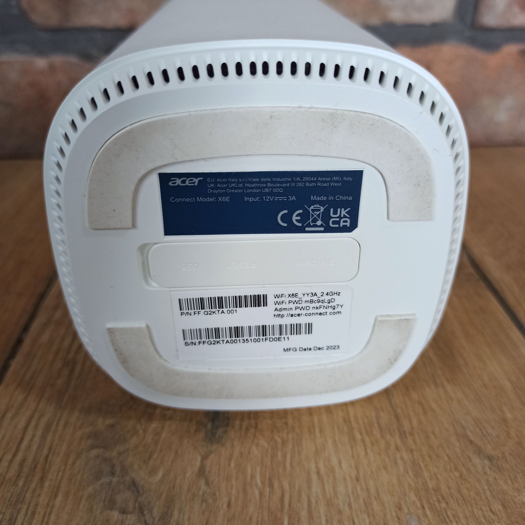 Router acer X6E 5G