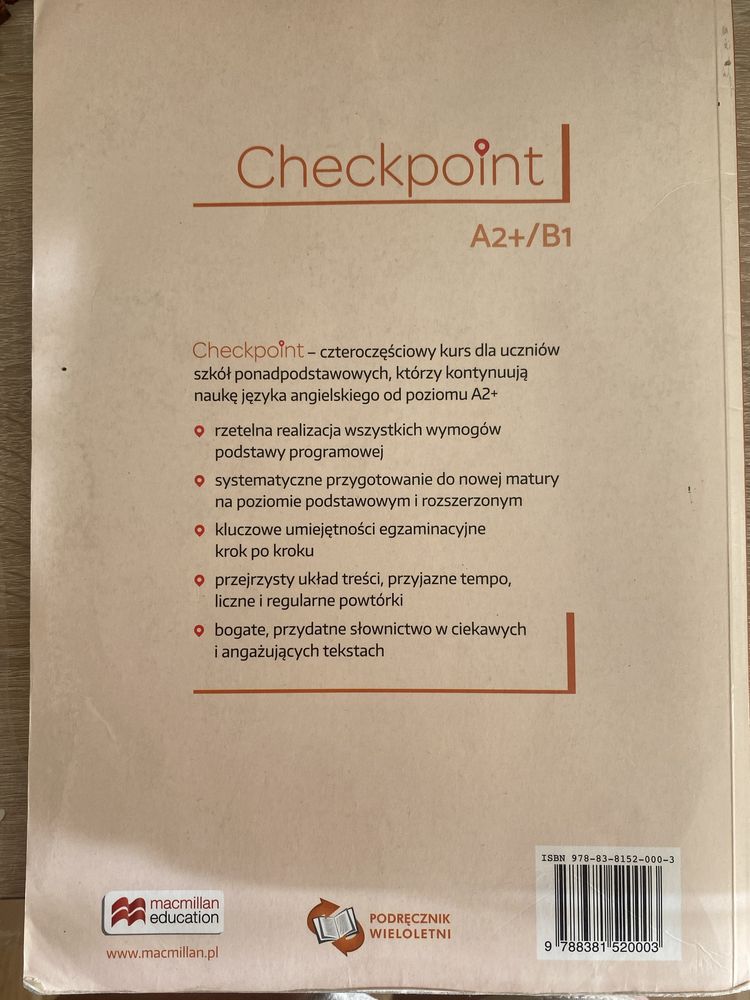 Podręcznik do języka angielskiego Checkpoint B1
