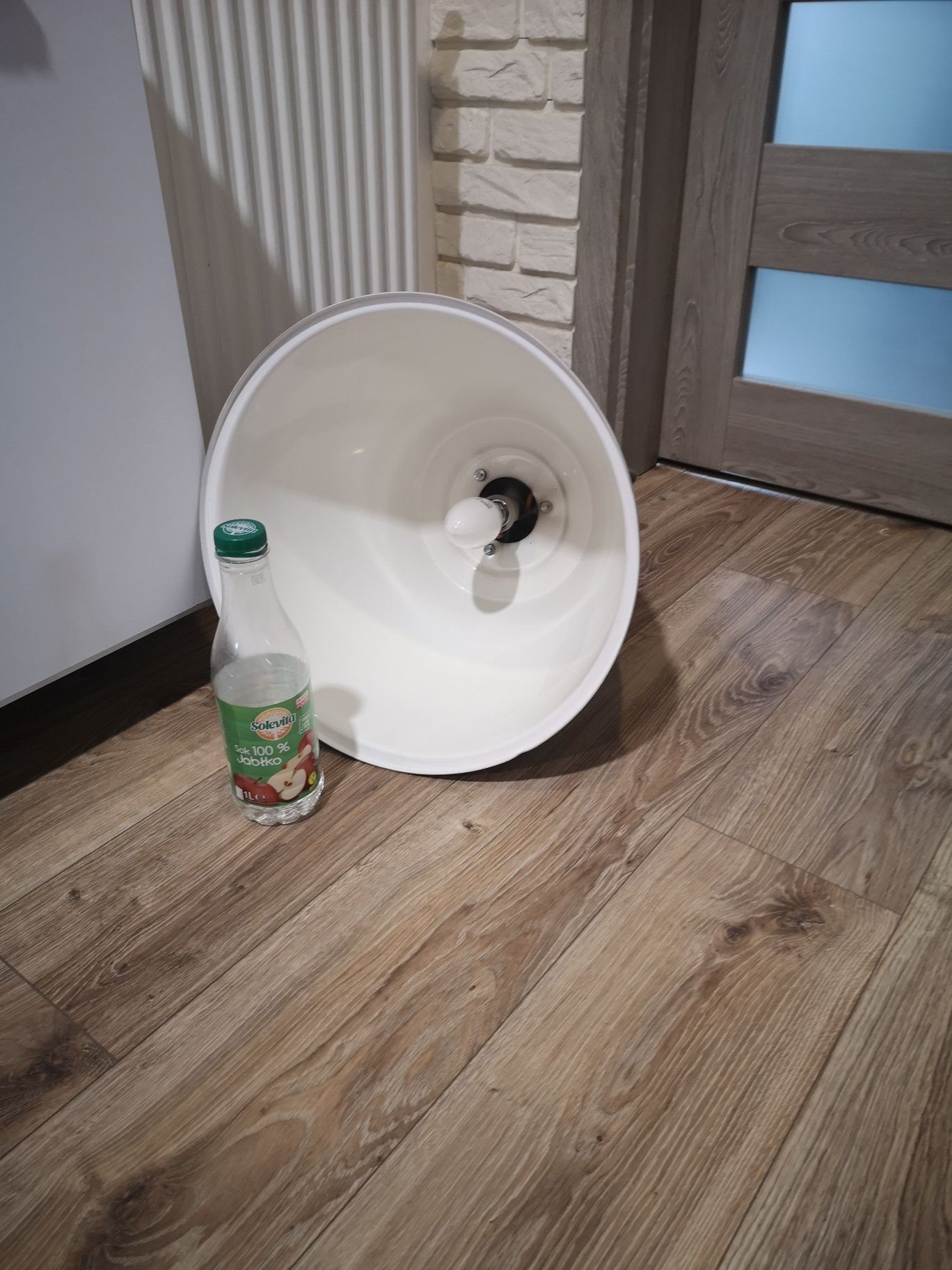 Lampa duża klosz żyrandol oświetlenie hali metalohalogenowe klosz