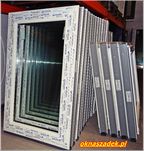 Okno PCV 865x1435 nowe od ręki- Hurtownia okien Szadek