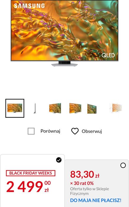 Tv samsung QLED 55 cali