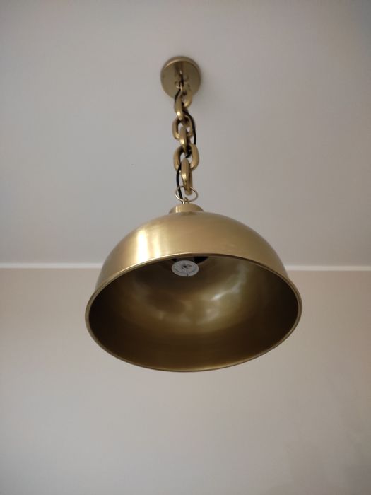Lampa sufitowa mosiężna