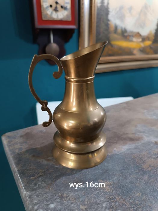 Dzbanek Stary mosiężny