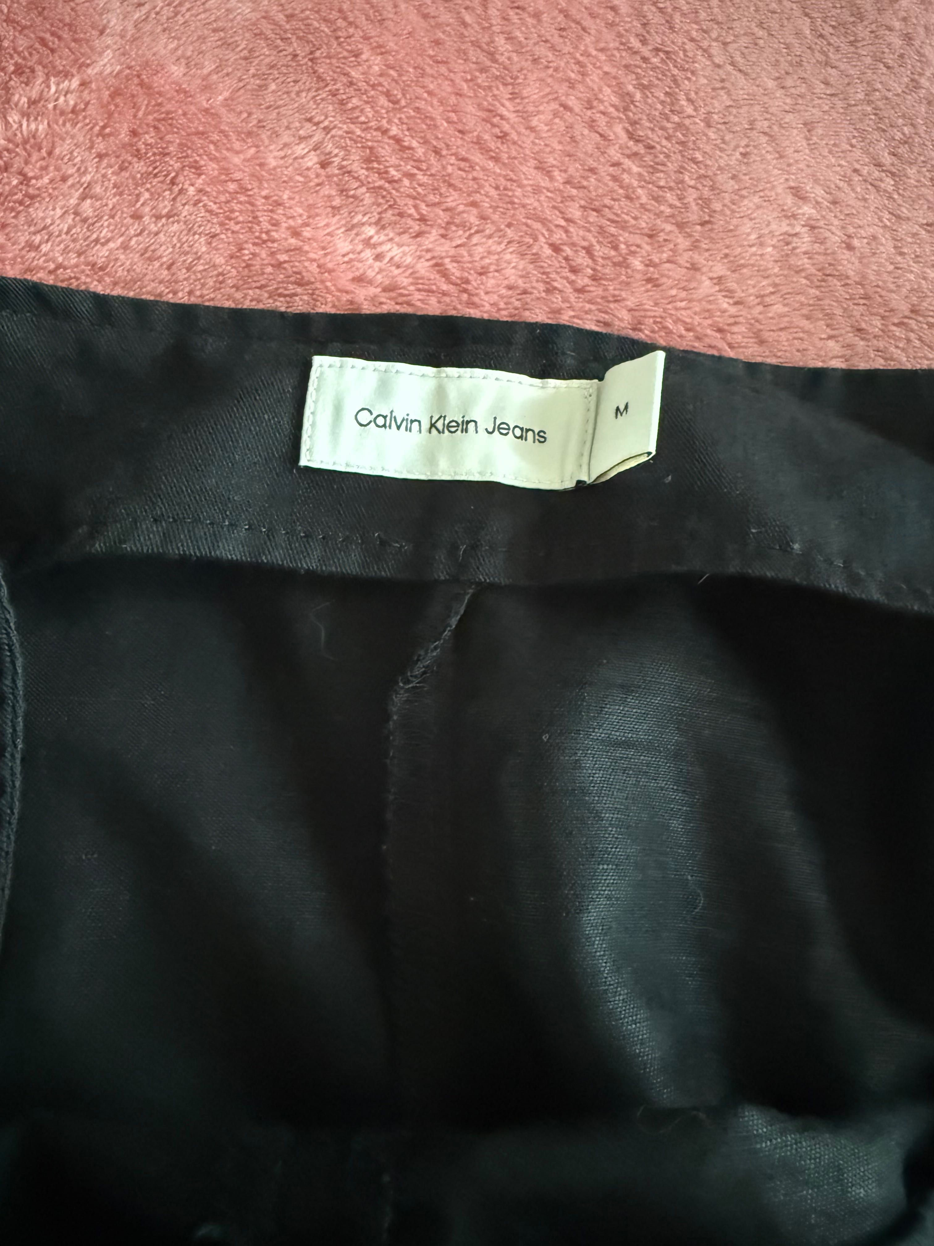 Плаття з льону Calvin Klein jeans
