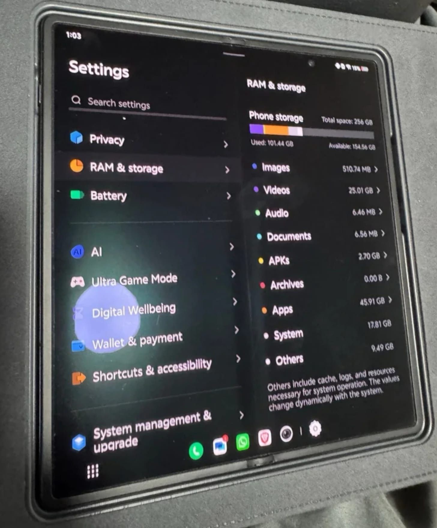 Vivo X fold 256gb Aceito troca