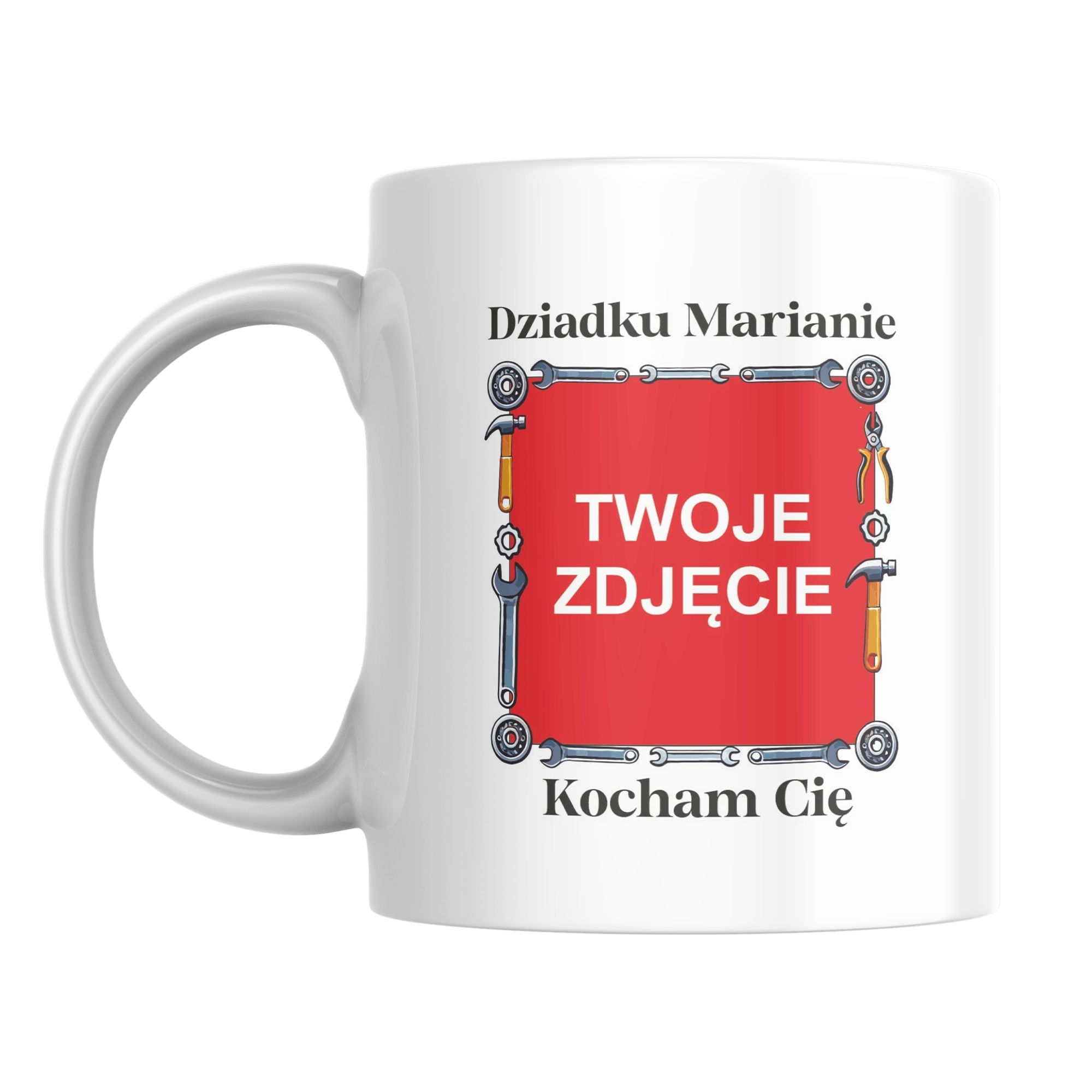 Kubek na Dzień Dziadka personalizowany z Twoim zdjęciem dla Dziadka