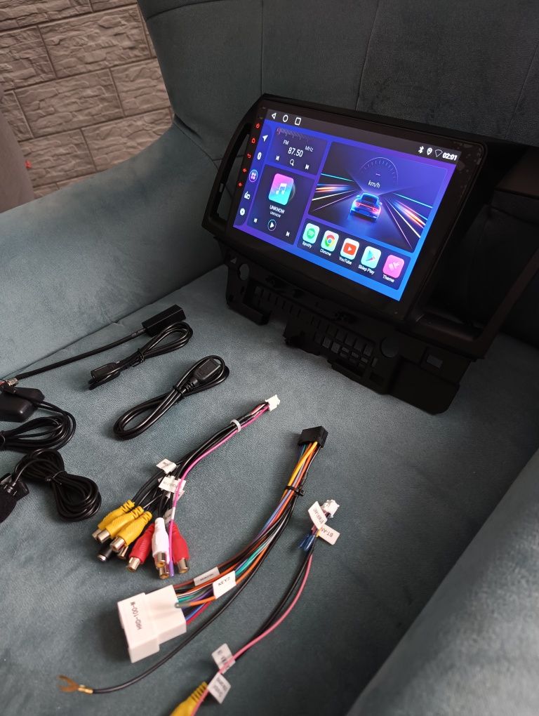 Radio Android 14 10 cali Carplay WiFi Kamera Mitsubishi Lancer 07/2015