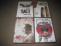 4 DVDs da saga "Saw"