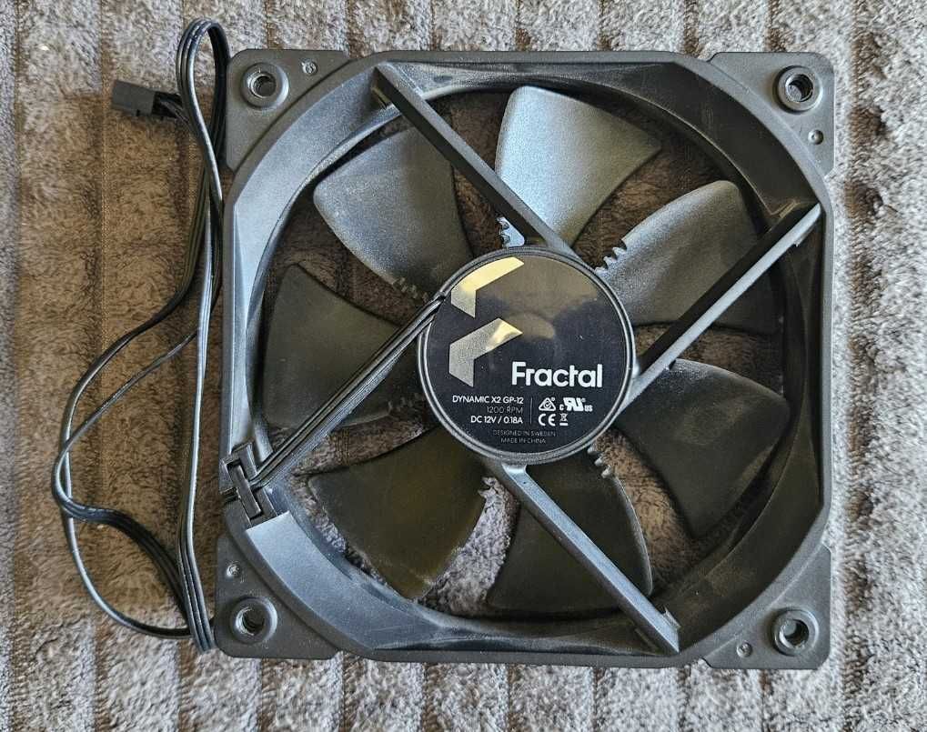Wentylator Fractal Design Dynamic X2 GP-12 Black 120mm 1200RPM