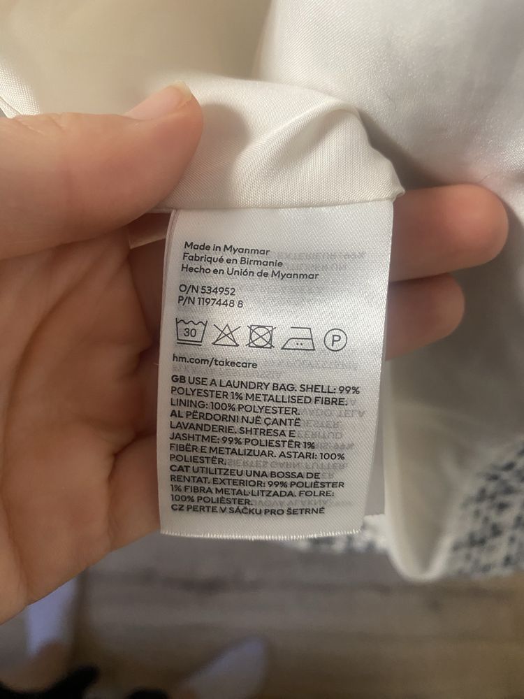 Marynarka tweedowa w kratę żakiet Zara
