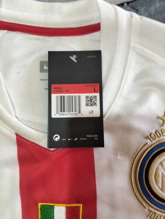 camisola alternativa nike inter milan ibrahimovic 8 tamanho L