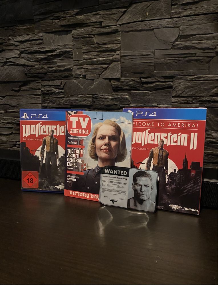 Wolfenstein the new colossus II 2 welcome to amerika / ps4 / ps5