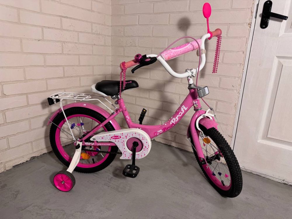 Велосипед  дитячій Profi Princess 16" (Y1611) Рожевий