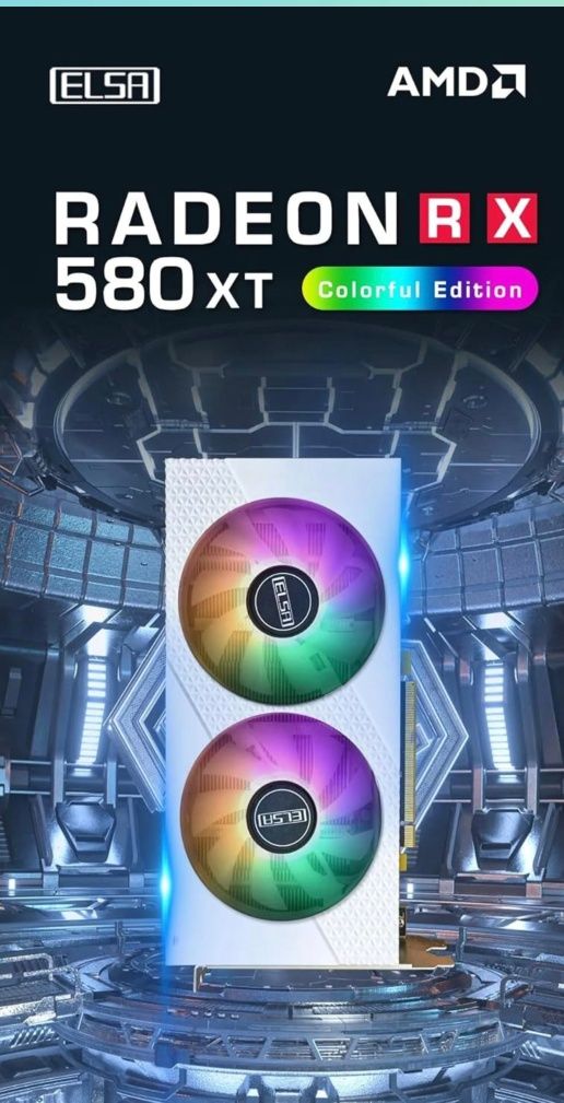Placa gráfica RX 580 8G DDR5 256 Bit