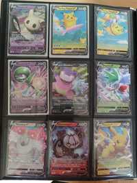 Zestaw 34 oryginalnych kart Pokemon TCG V Ultra rare w tym 3 Pikachu