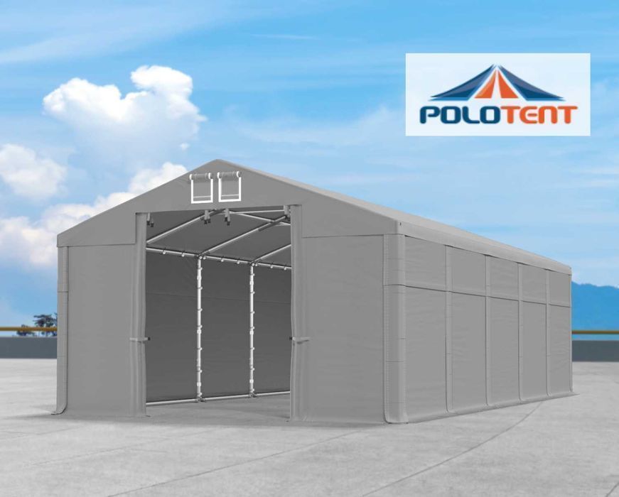 Namiot Magazynowy CAŁOROCZNY 8x10x3m Hala Namiotowa Przemysłowa W MSD