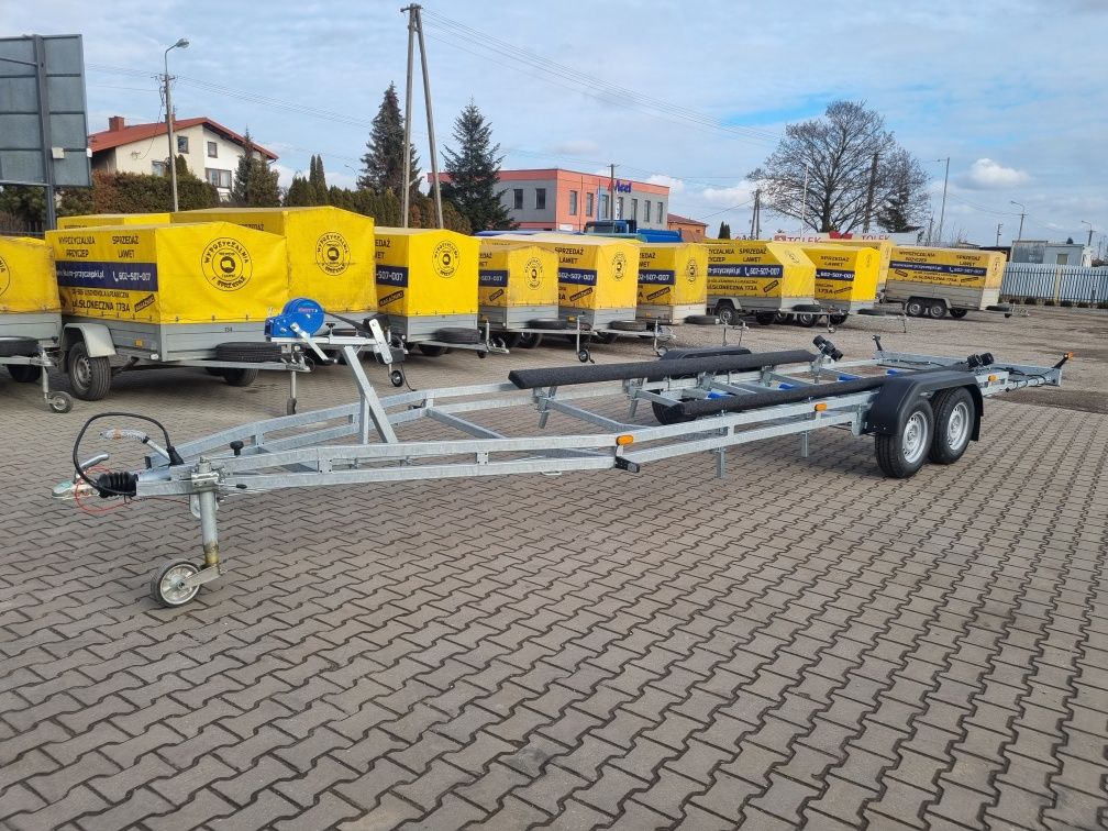 Przyczepa podłodziowa dwuosiowa  Dmc do 2700 dł 880 cm PRODUCENT