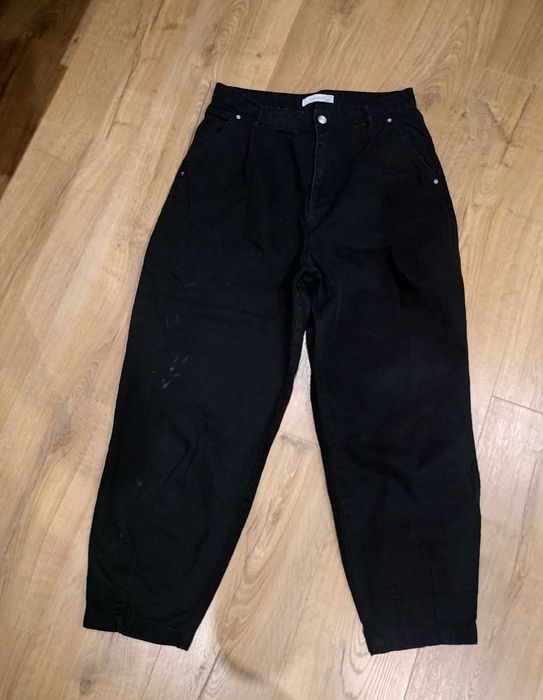 Spodnie czarne 40 L boyfriendy