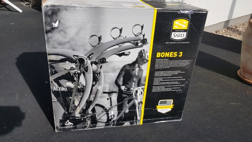 Bagażnik na 3 rowery Saris bones 3 801UBL czarny