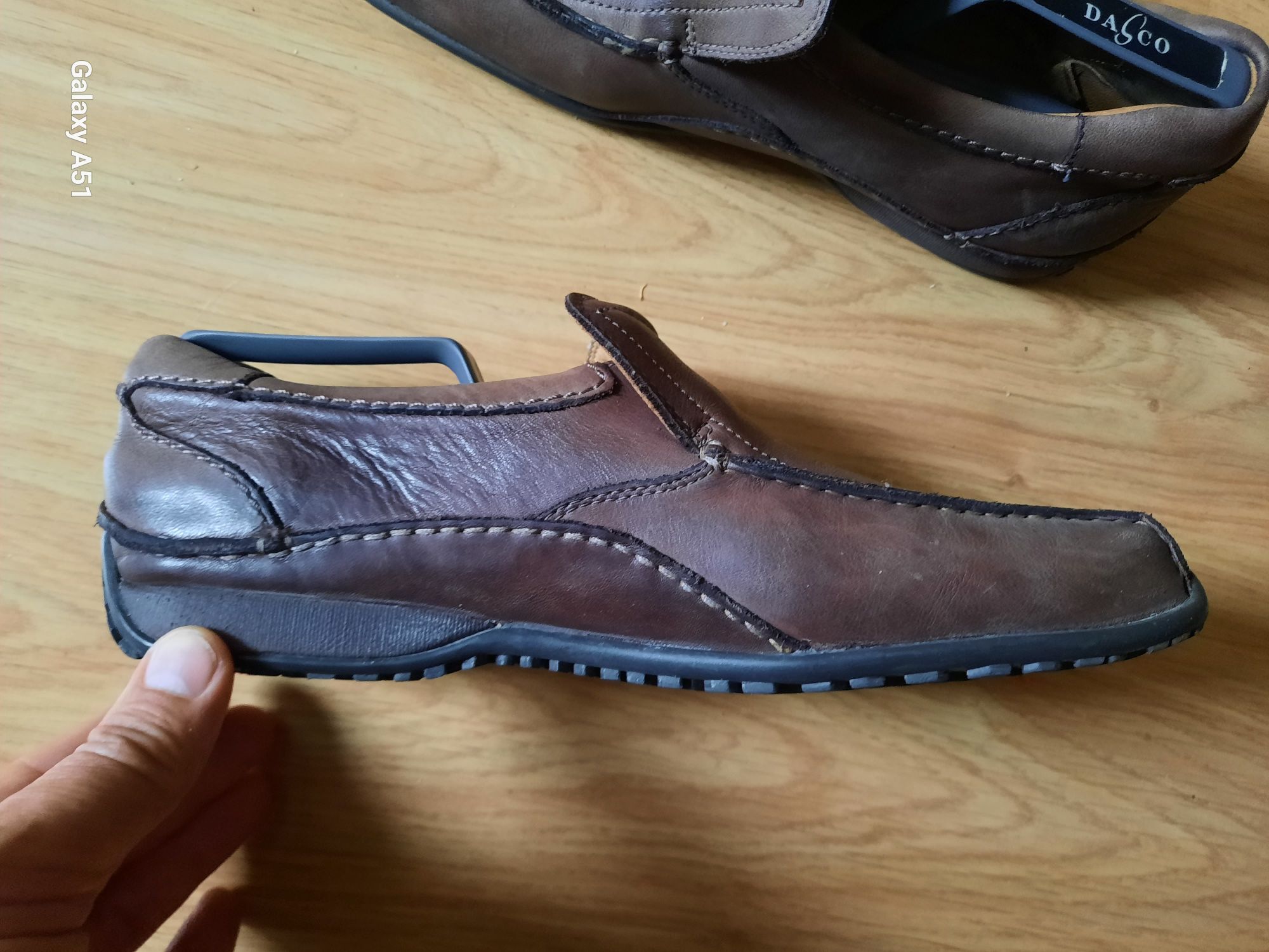 Мужские кожаные мокасины Clarks 42 p.