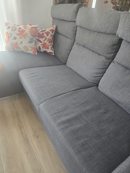 Sofá com chaise em muito bom estado