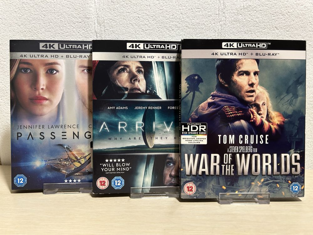 4K UHD HDR Blu-ray Пассажиры/ Прибытие/ Отмель/ Веном 1-2 с переводом.
