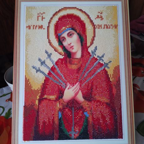 Икона Пресвятая Богородица семистрельная