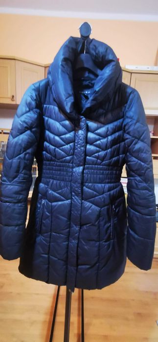 Kurtka czarna, zimowa, damska, rozm. 42