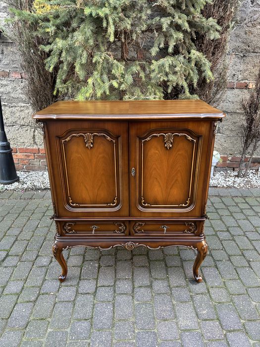 Komoda Ludwikowska Ludwik Warrings Kredens Uniakt TV RTV Po Renowacji