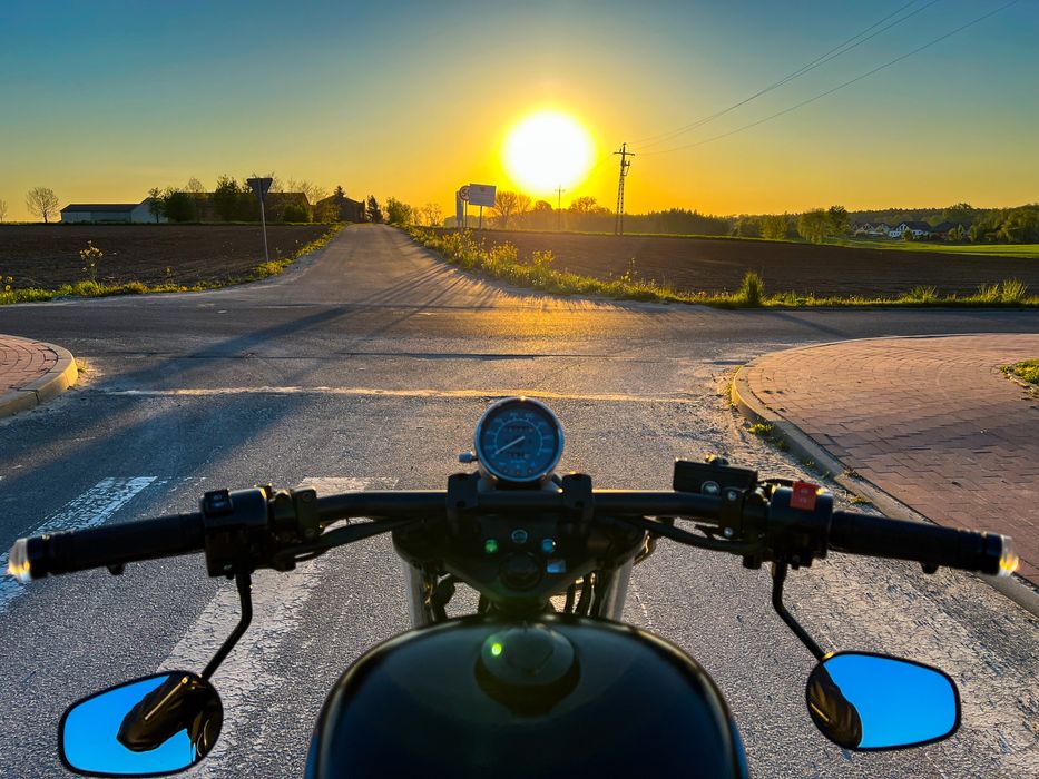 Honda Shadow VT600 Bobber Czarna Satyna