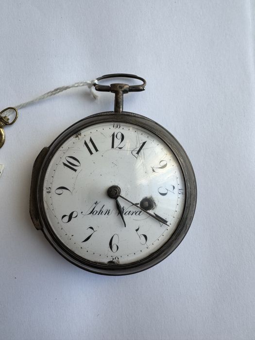 Карманные часы - фузейный механизм 60 мм