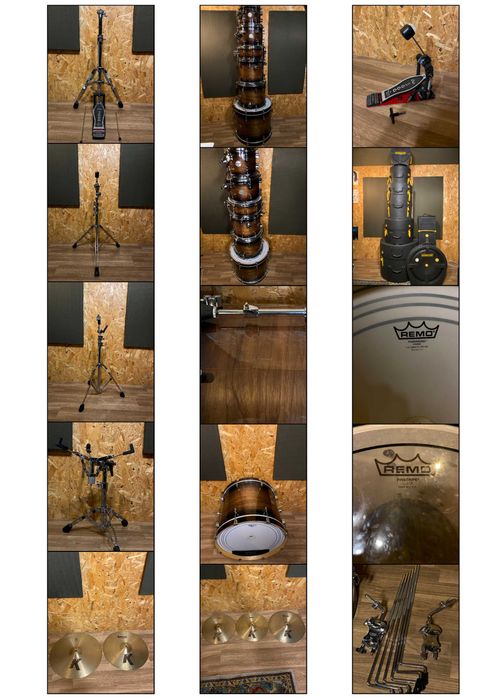 BATERIA ACÚSTICA PDP by DW EXTRA Timbalão+ ZildjianK+DW/Sonor Hardware