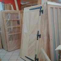 drzwi sosnowe drewniane OD ręki Producent