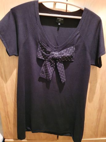 Женская блуза с бантом. Трикотаж. Размер 48-50. Франция (размер 4).