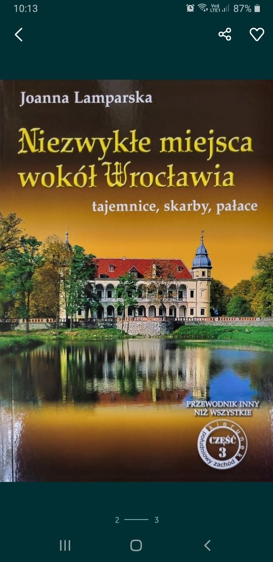 Pakiet 7 części przewodnika Joanny Lamparskiej Dolny Śląsk zamki pałac