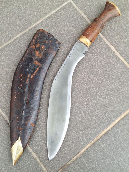 Stare Kukri Nepal nóż Gurkhów
