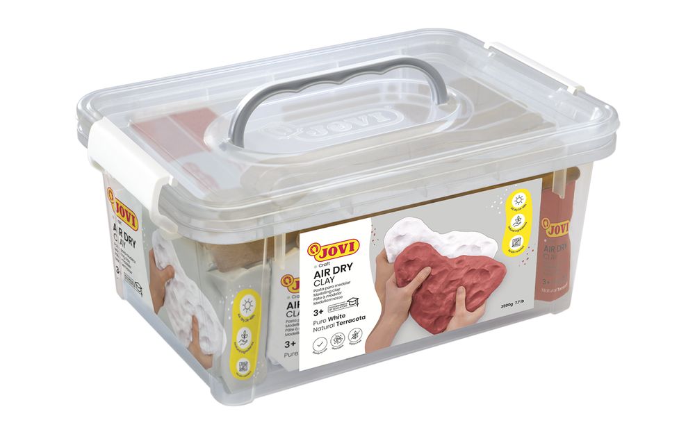 Glina Modelarska Samoutwardzalna 7 Szt Zestaw Ze Szpatułkami W Kuferku