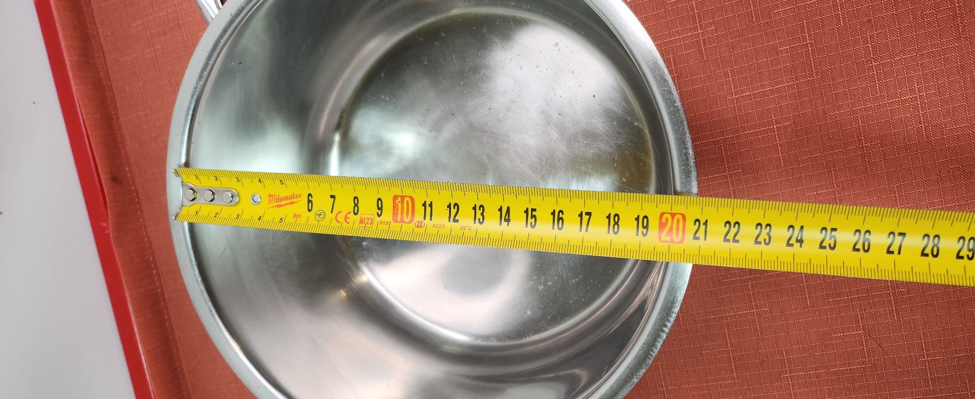 Średni garnek stal nierdzewna 3,14 l