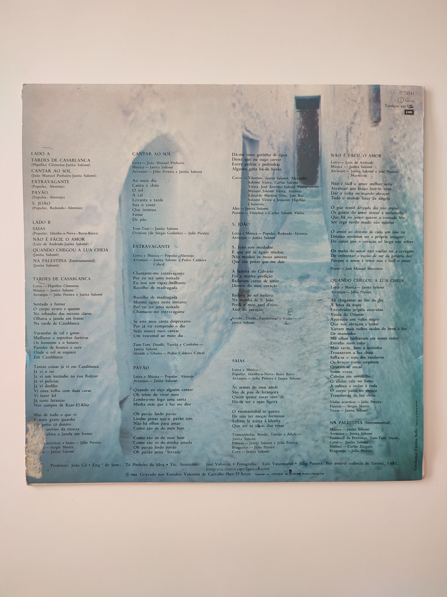 Disco vinil LP - Janita Salomé