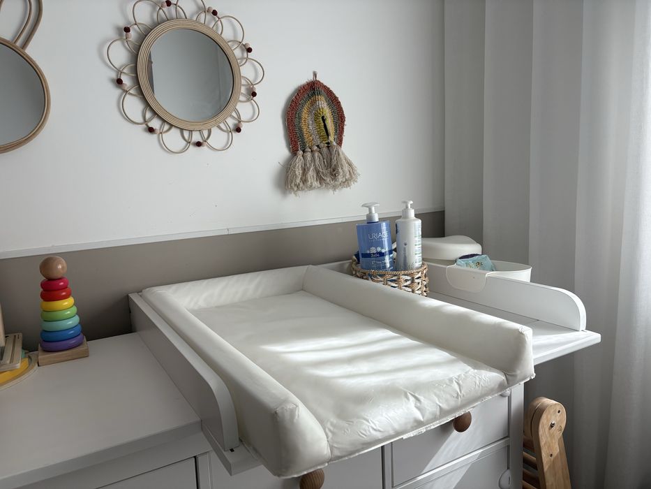 Mudafraldas adaptável a várias comodas + colchão