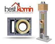 Komin systemowy Ceramiczny 10m KW Fi 200 BKU PRODUCENT Wysyłka Gratis