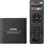 Odtwarzacz multimedialny 4K60 Hz obsługuje dysk twardy 8GB USB POWYSTA